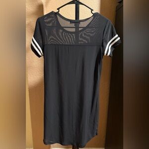 Almost Famous Black Sheer Dress